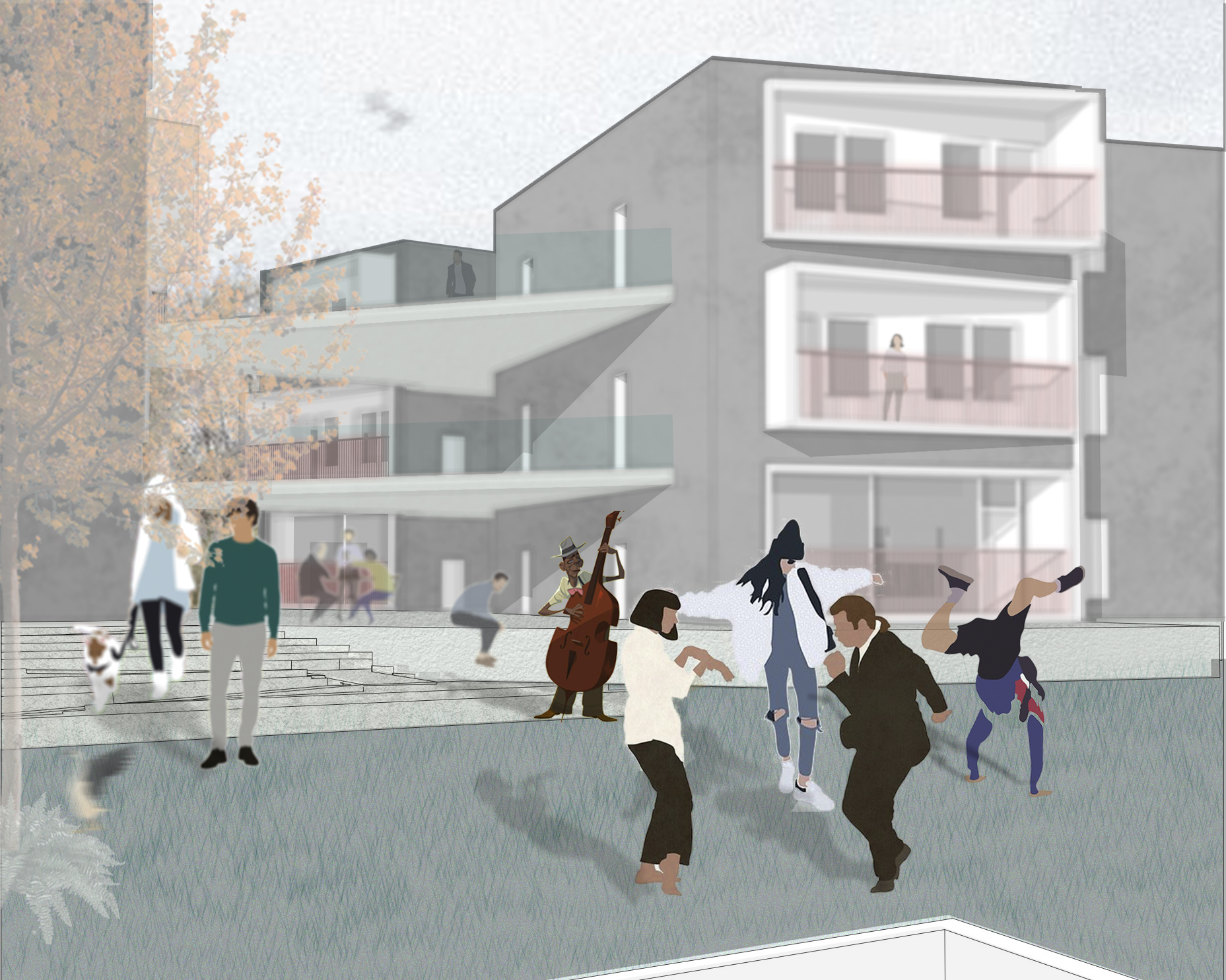 Affordable Housing Ensemble — ARCH 4102 studio, Part II
